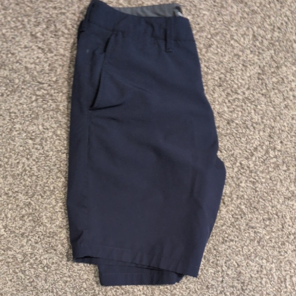Quiksilver Men's Dark Navy Flat Front Shorts 30 - Picture 8 of 8